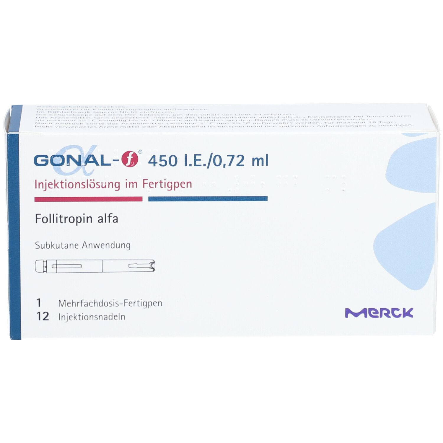 GONAL-F PEN sol inj 450 U/0.72ml