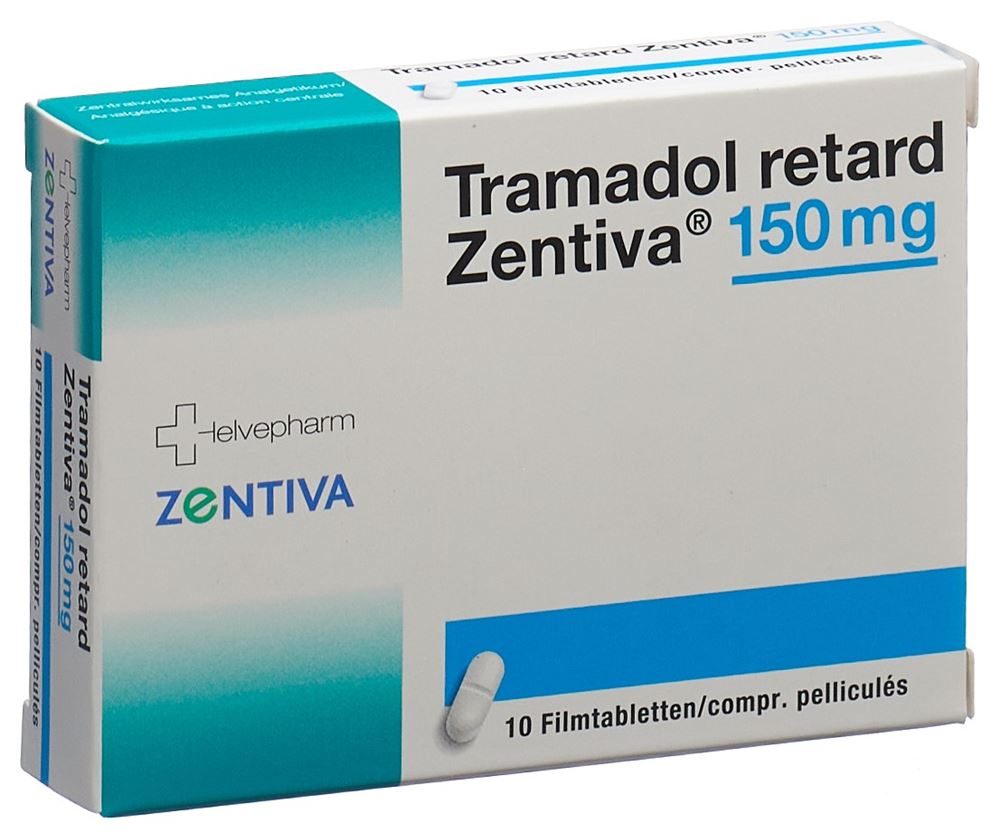 Tramadol retard Zentiva 150 mg, Filmtabletten