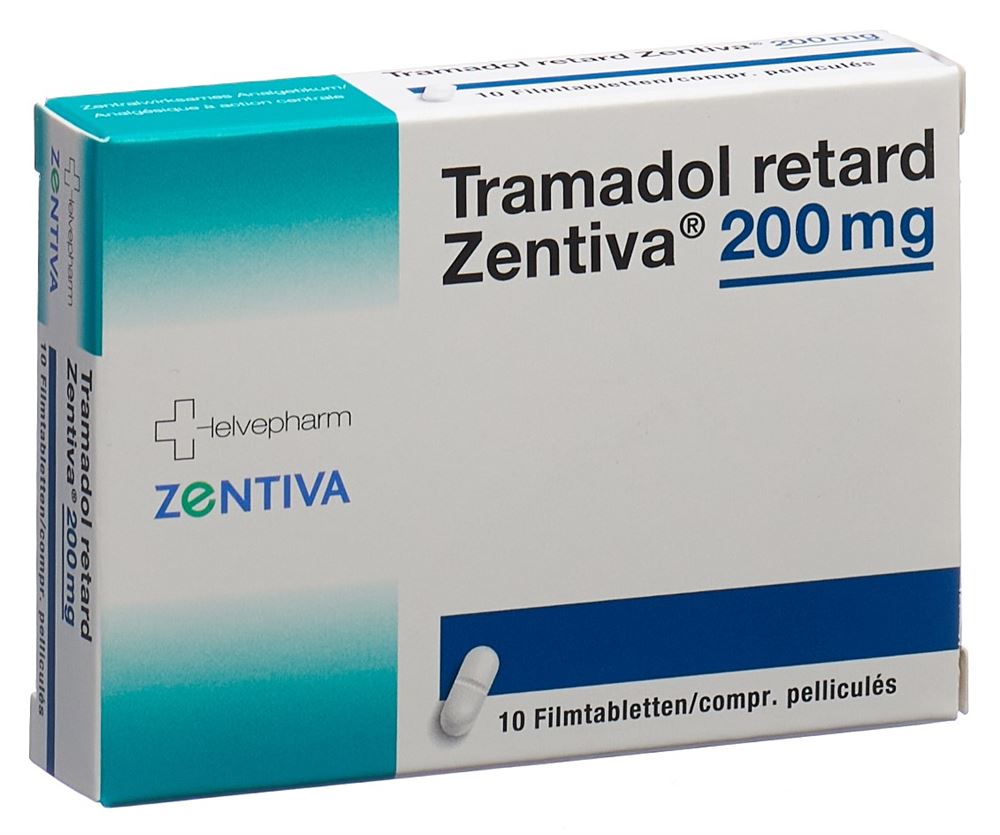 TRAMADOL retard Zentiva 200 mg 10 pce
