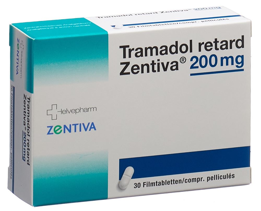 TRAMADOL retard Zentiva 200 mg 30 pce