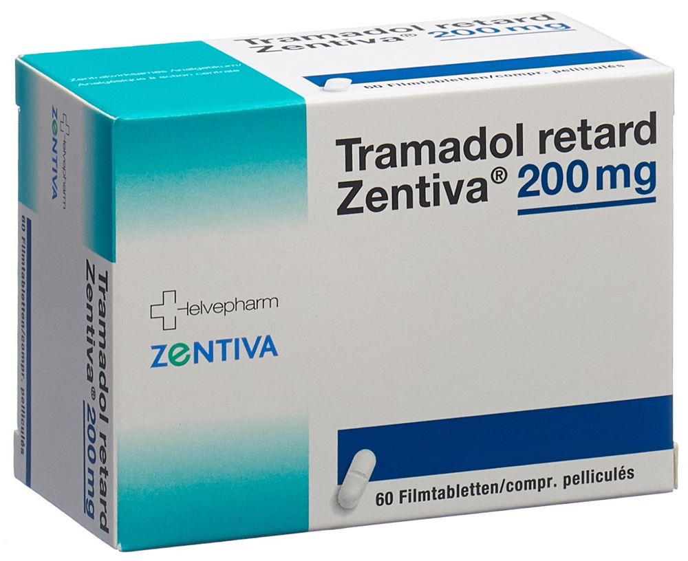 Tramadol retard Zentiva 200 mg, Filmtabletten