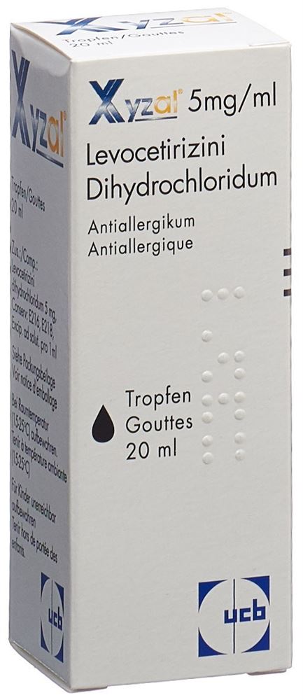 XYZAL gouttes fl 20 ml