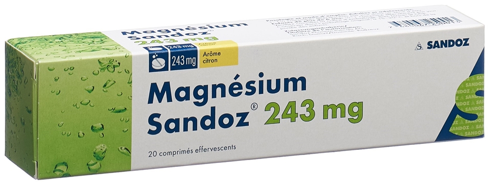 MAGNESIUM Sandoz cpr eff 20 pce