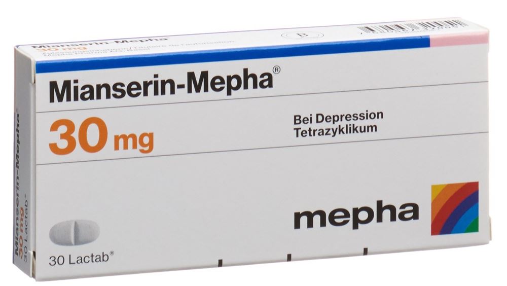 Mianserin-Mepha 30 mg, Filmtabletten