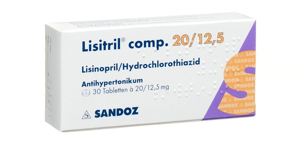 LISITRIL comp. cpr 20/12.5 mg 30 pce