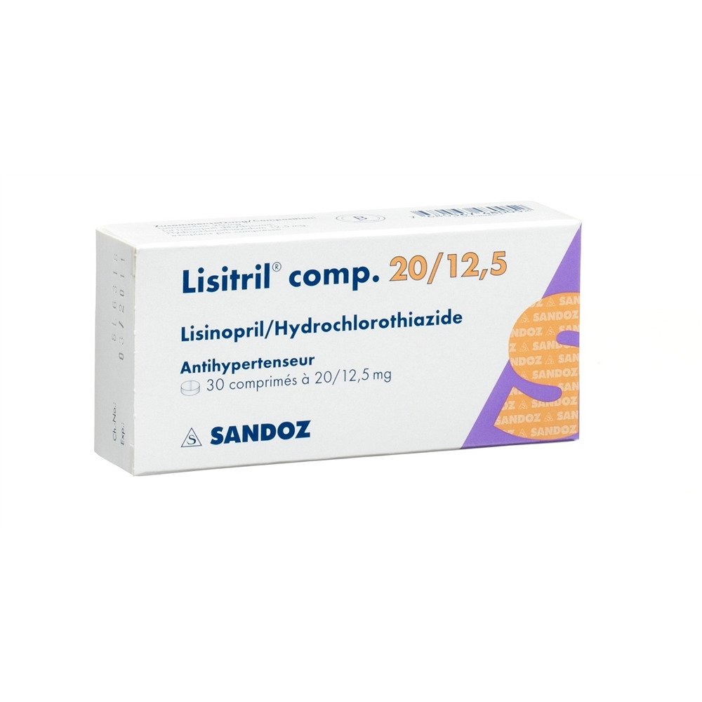 LISITRIL comp. cpr 20/12.5 mg 30 pce