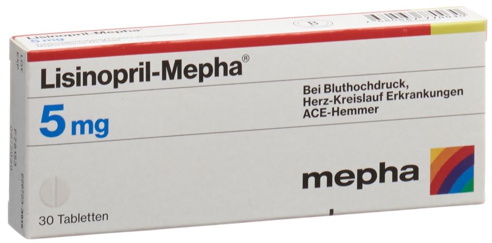 LISINOPRIL Mepha cpr 5 mg 30 pce