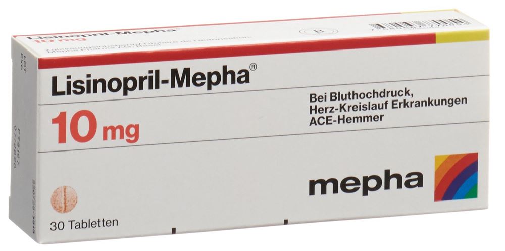 LISINOPRIL Mepha cpr 10 mg 30 pce