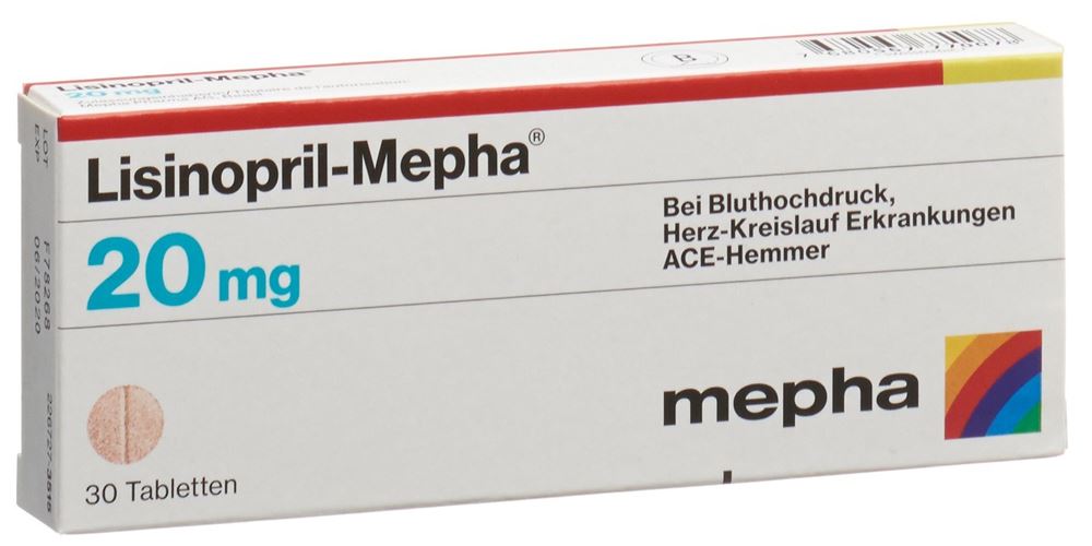 LISINOPRIL Mepha cpr 20 mg 30 pce