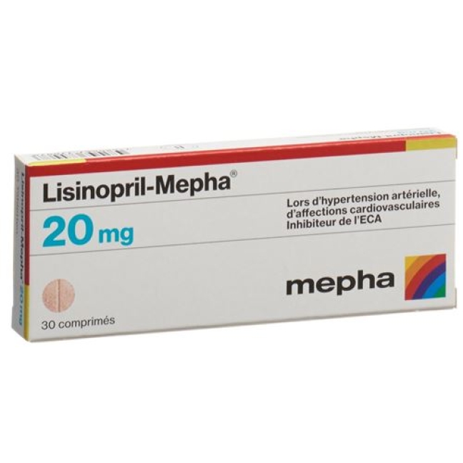 LISINOPRIL Mepha cpr 20 mg 100 pce