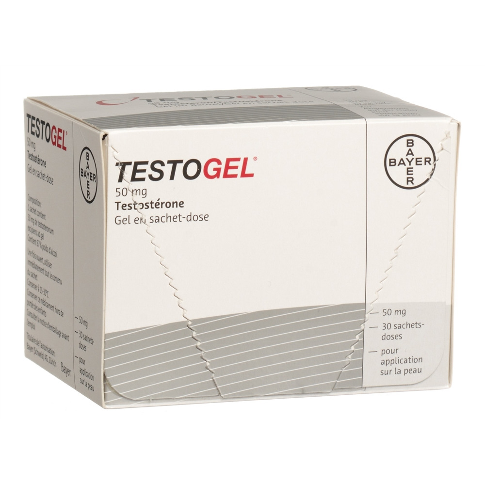 TESTOGEL 50 mg TD gel doseur sachet 30 pce