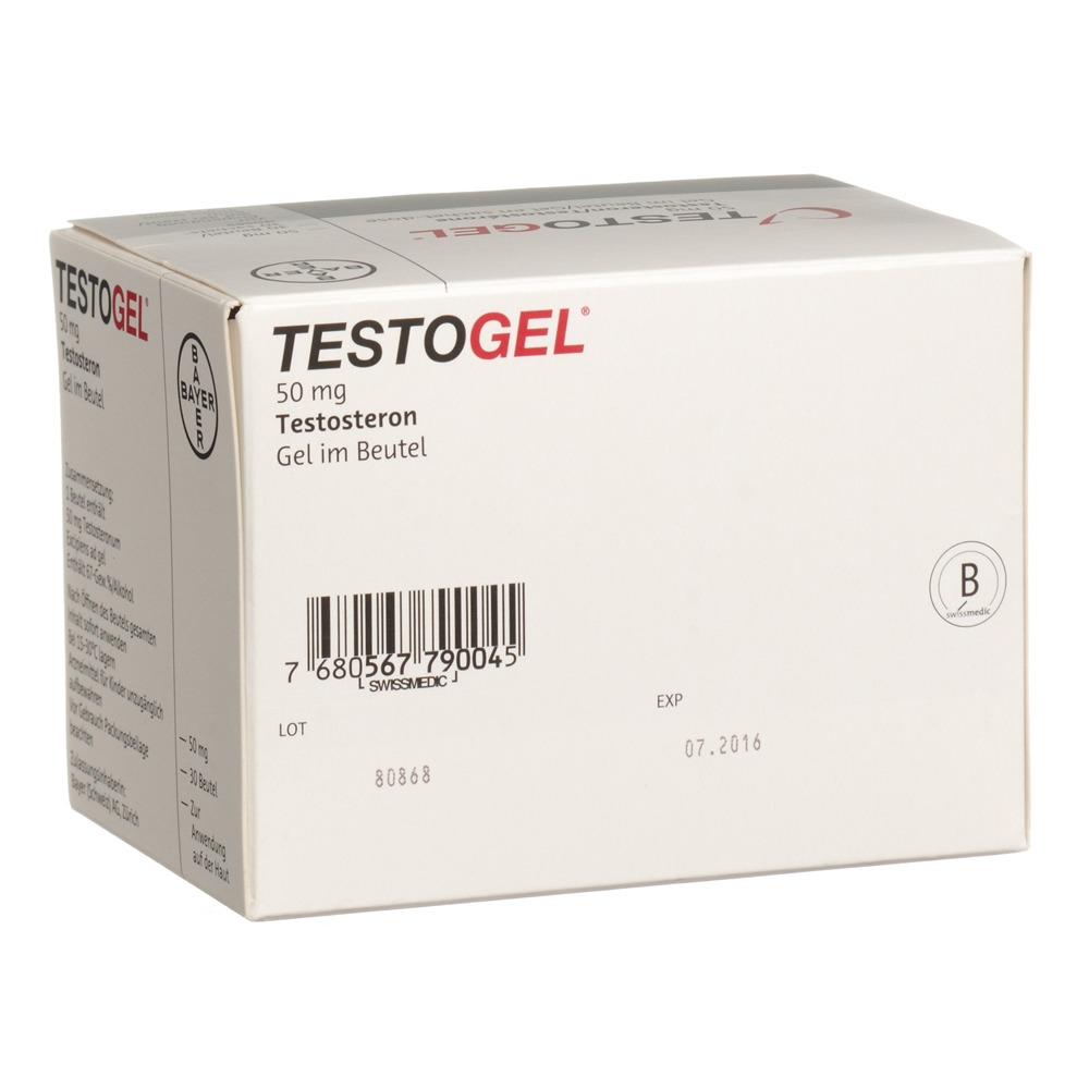 TESTOGEL 50 mg TD gel doseur sachet 30 pce