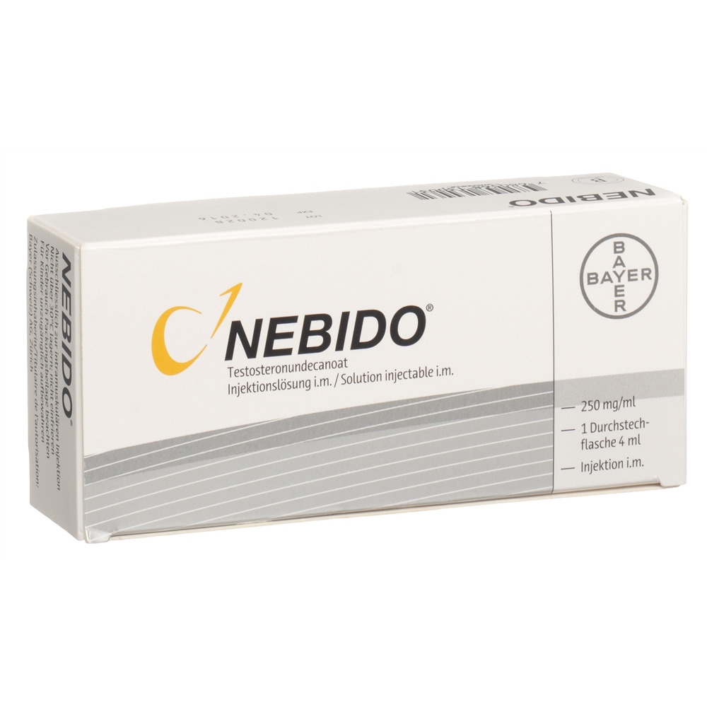 NEBIDO sol inj 1000 mg/4ml flac 4 ml