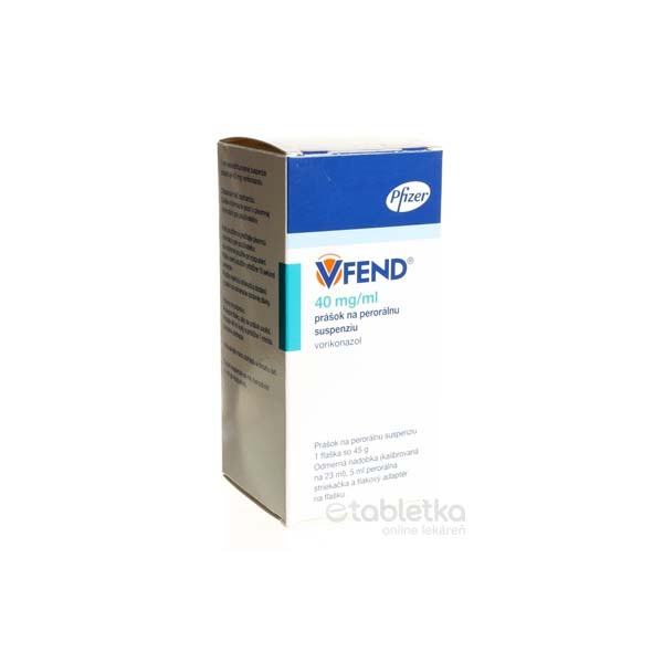 Vfend 40 mg/ml, Pulver zur Herstellung einer Suspension zum Einnehmen