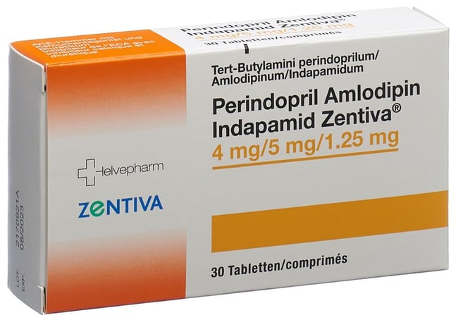 Amlodipin Zentiva, cpr 5 mg (ancien), blist 30 pce