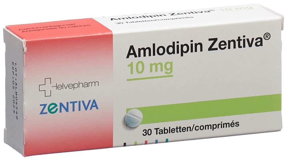 Amlodipin Zentiva, cpr 10 mg (ancien), blist 30 pce
