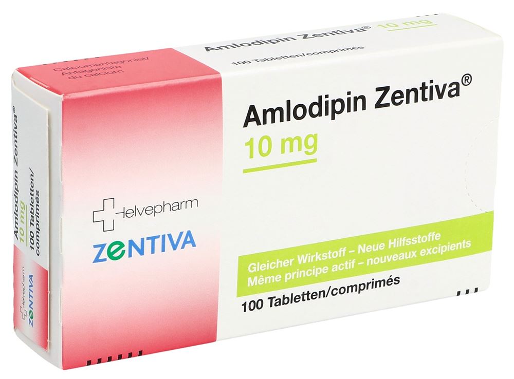 Amlodipin Zentiva, cpr 10 mg (ancien), blist 30 pce