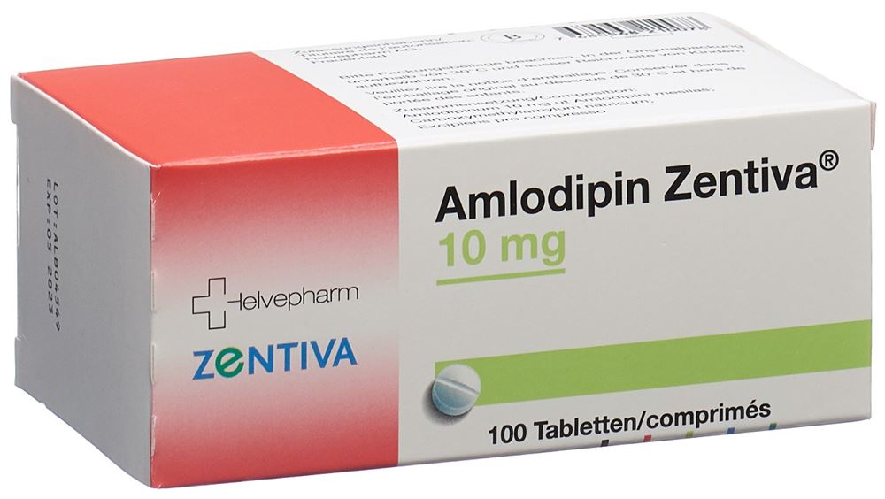 Amlodipin Zentiva, cpr 10 mg (ancien), blist 100 pce