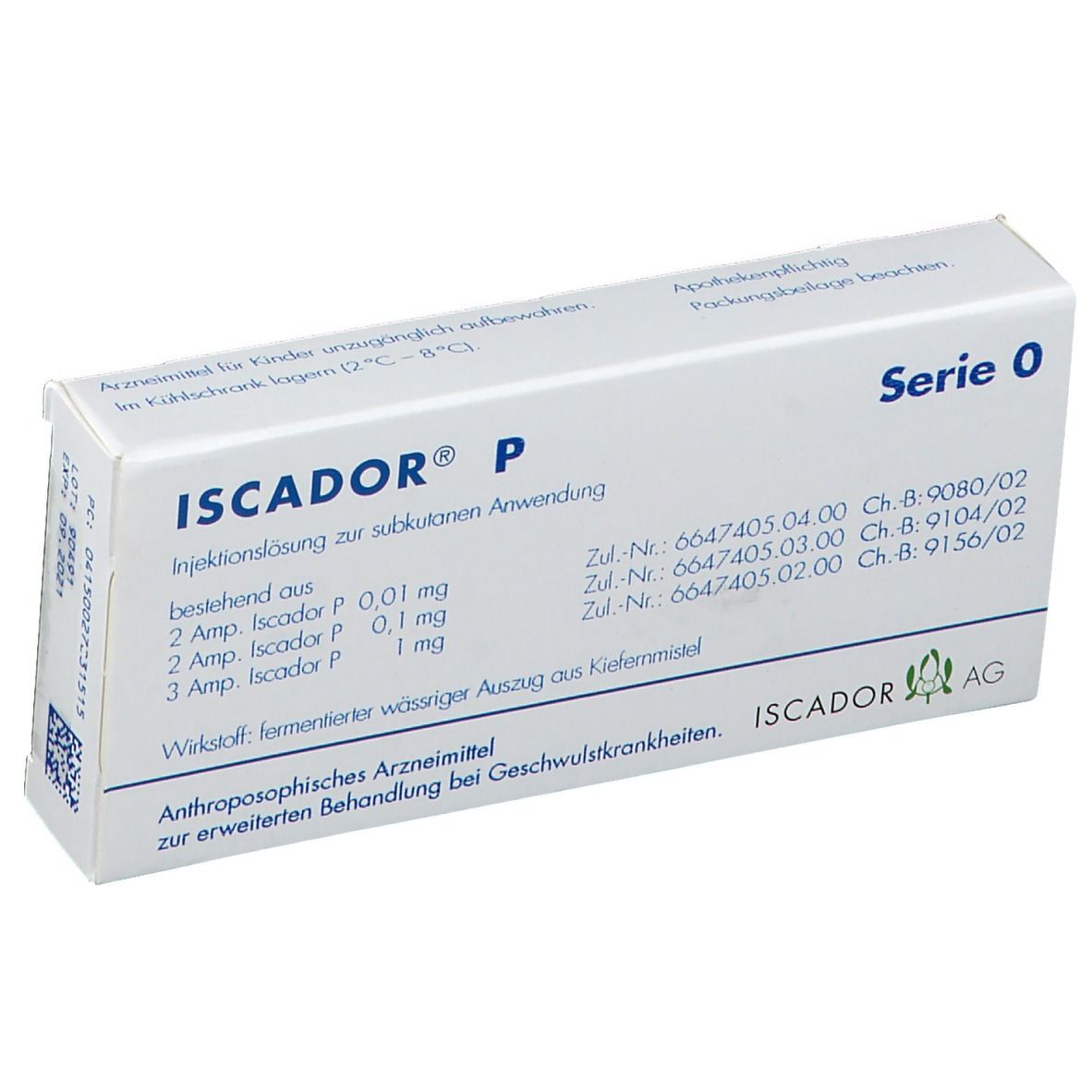 Iscador P 0,01 mg, Injektionslösung (s.c.)