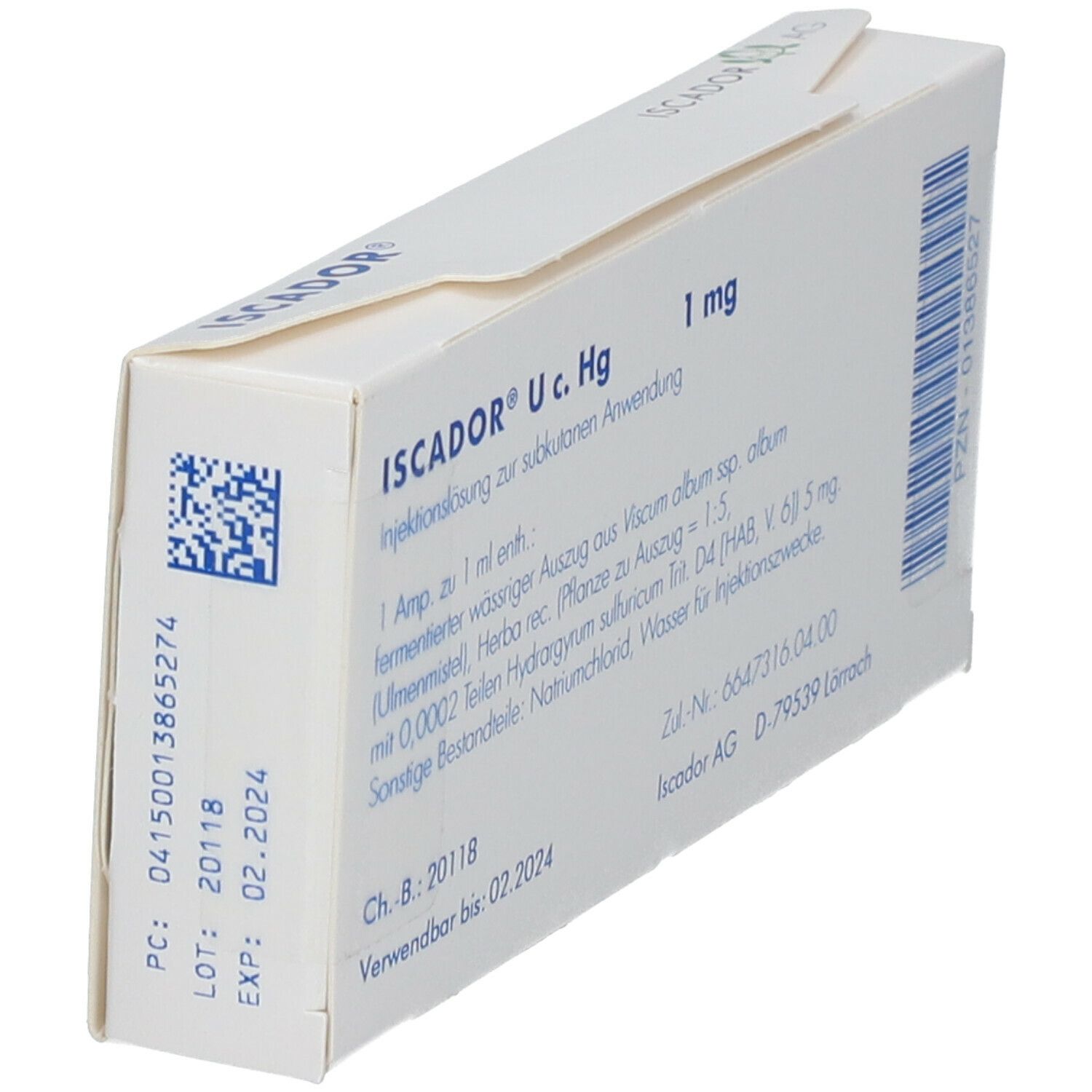 Iscador U c. Hg 1 mg, Injektionslösung (s.c.)