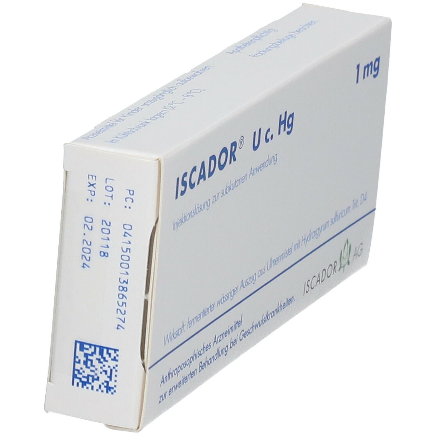 Iscador U c. Hg 1 mg, Injektionslösung (s.c.)