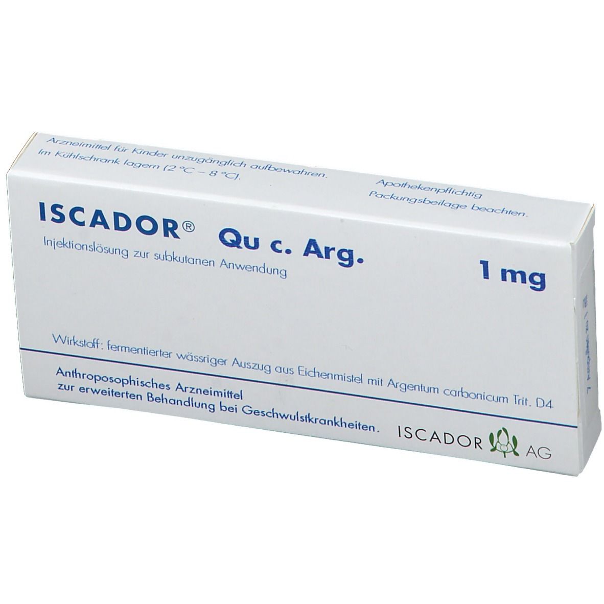 Iscador Qu c. Arg. 0,1 mg, Injektionslösung (s.c.)