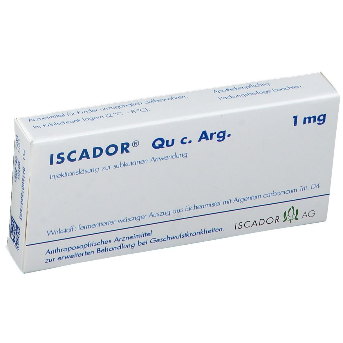 Iscador Qu c. Arg. 1 mg, Injektionslösung (s.c.)