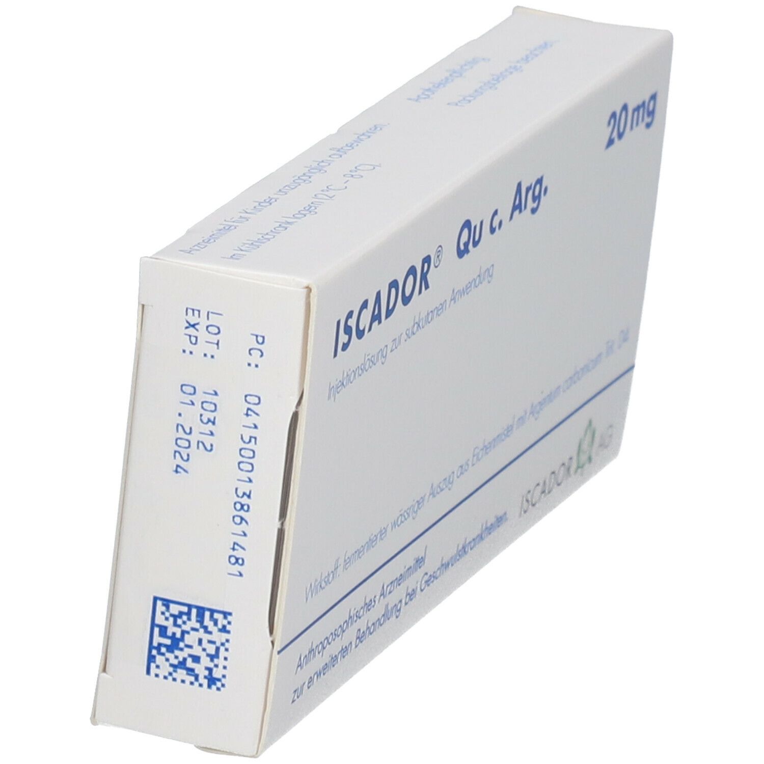 Iscador Qu c. Arg. 20 mg, Injektionslösung (s.c.)