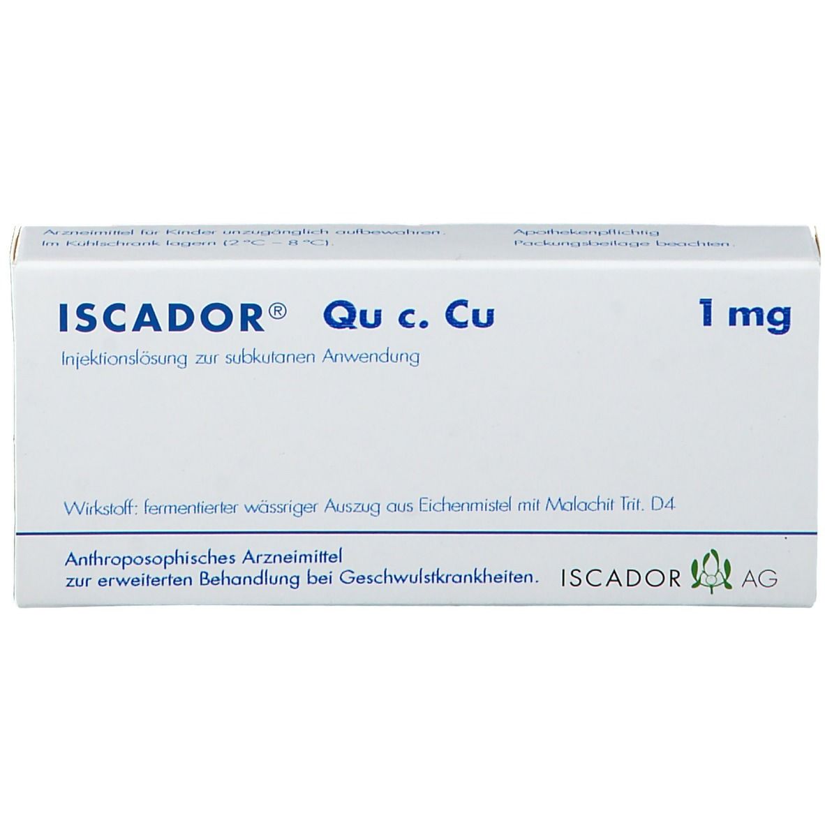 Iscador Qu c. Cu 1 mg, Injektionslösung (s.c.)