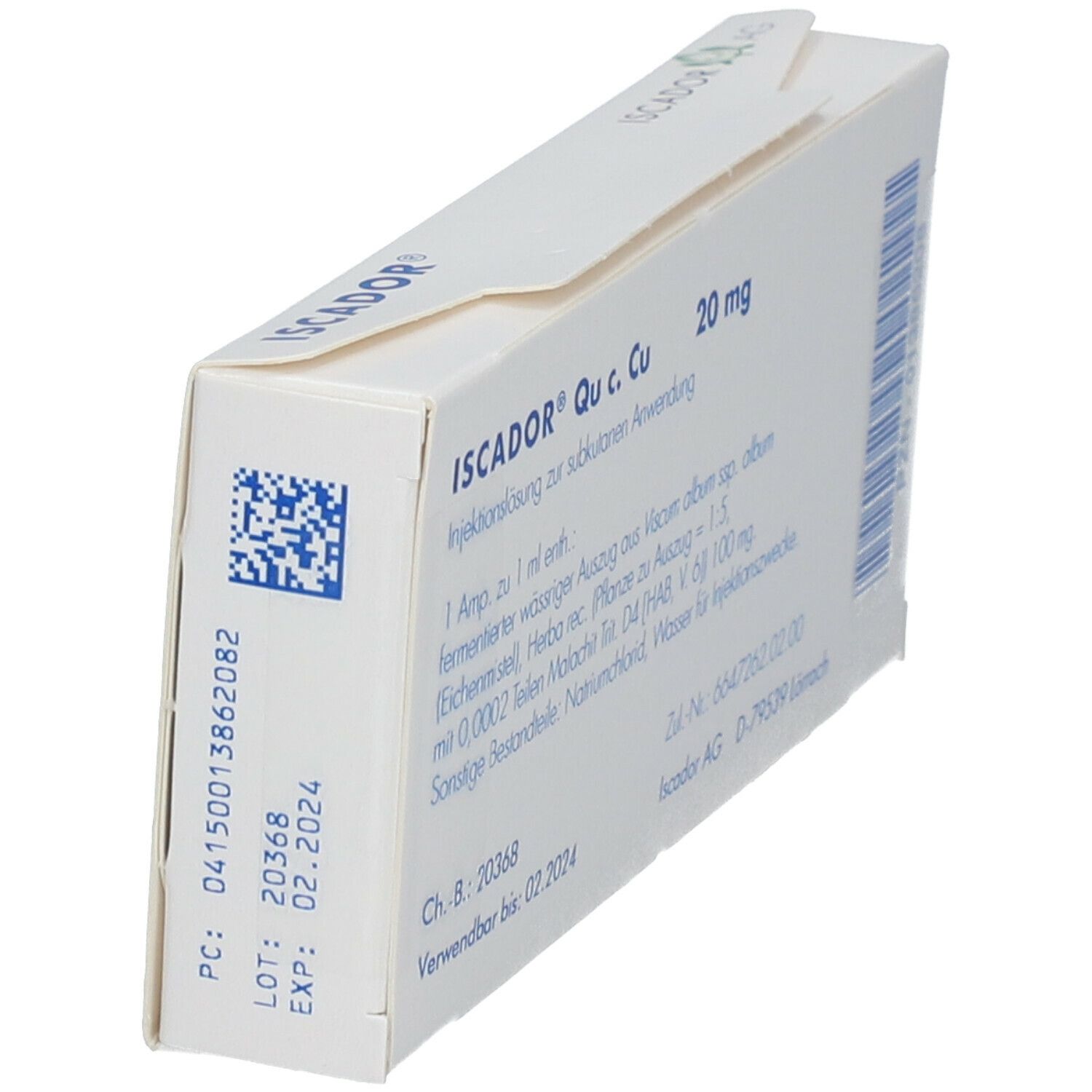 Iscador Qu c. Cu 20 mg, Injektionslösung (s.c.)