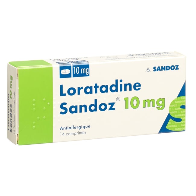 LORATADINE Sandoz cpr 10 mg 14 pce
