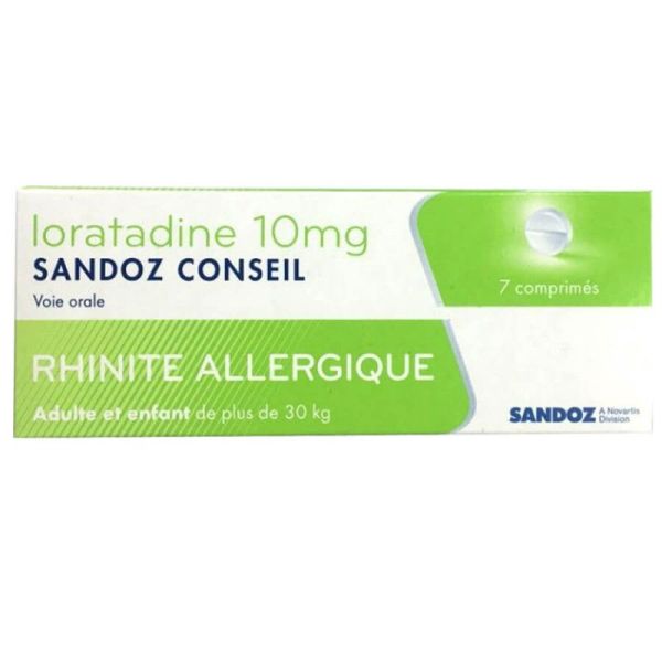 LORATADINE Sandoz cpr 10 mg 14 pce