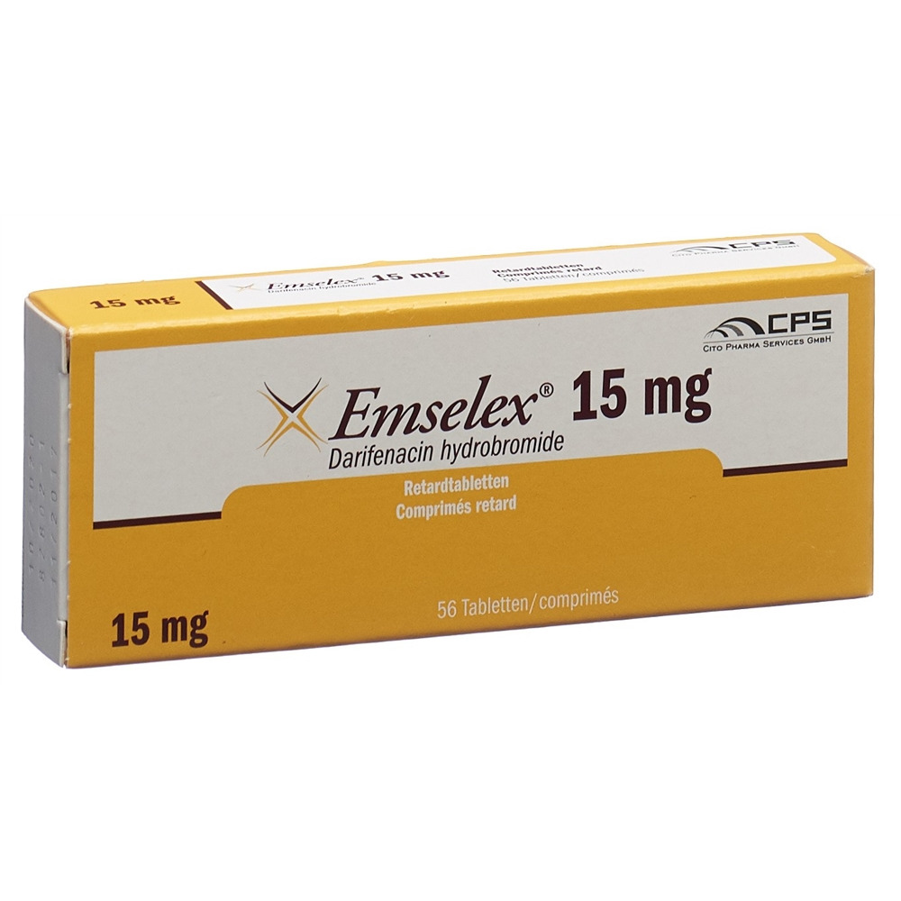 EMSELEX cpr ret 15 mg 56 pce