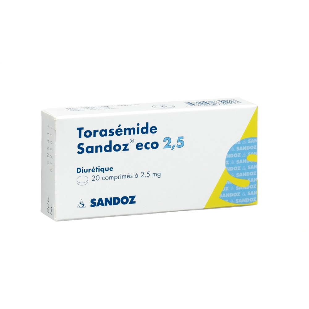 Torasemid Sandoz eco 2,5 mg, Tabletten
