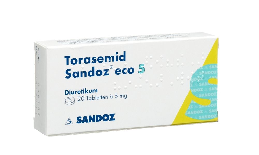 Torasemid Sandoz eco 5 mg, Tabletten
