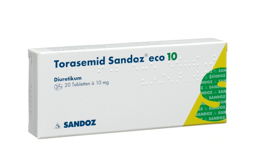 Torasemid Sandoz eco 10 mg, Tabletten