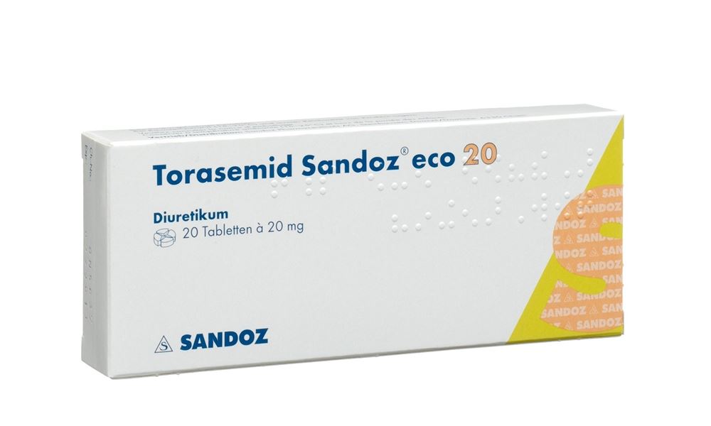 Torasemid Sandoz eco 20 mg, Tabletten