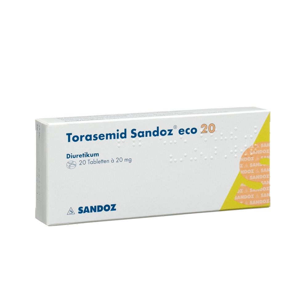 Torasemid Sandoz eco 20 mg, Tabletten