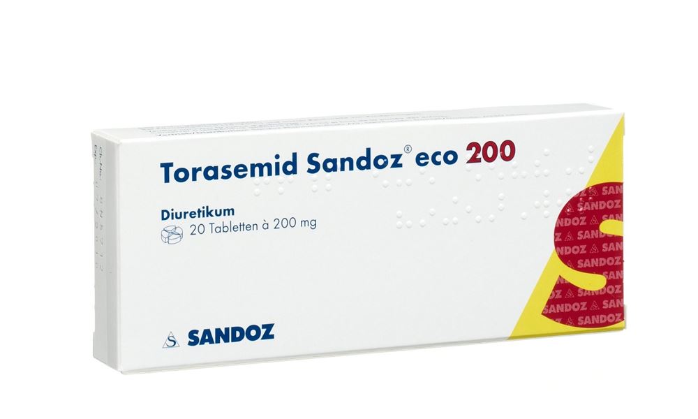 Torasemid Sandoz eco 200 mg, Tabletten