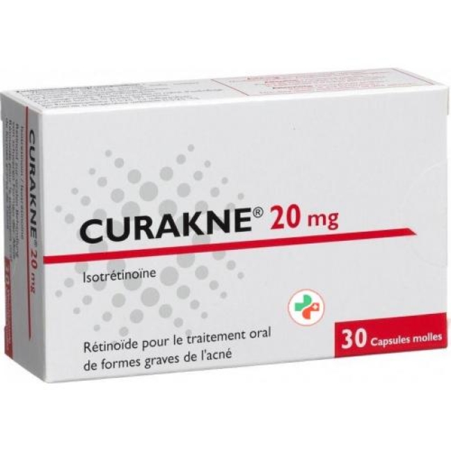 CURAKNE caps moll 20 mg 30 pce