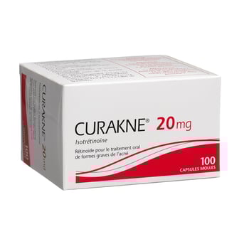 CURAKNE caps moll 20 mg 100 pce