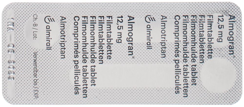 Almogran, Filmtabletten