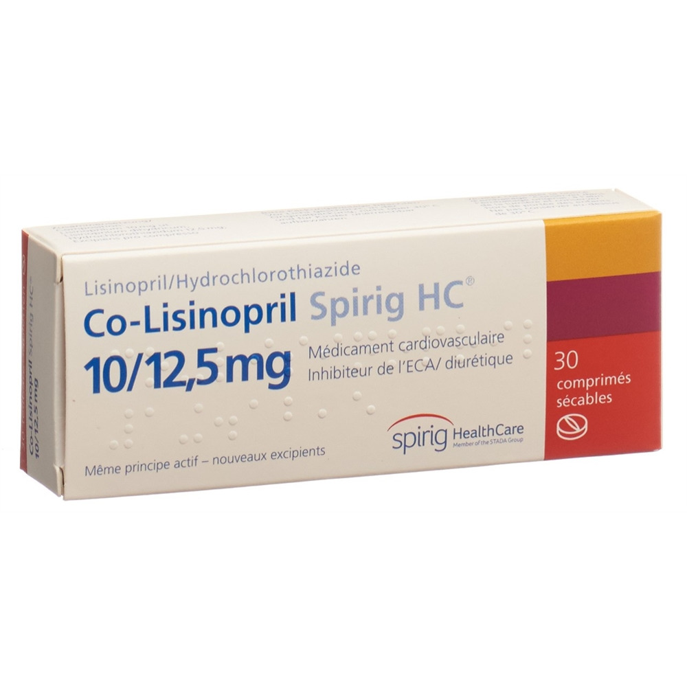 CO-LISINOPRIL Spirig HC cpr 10/12.5mg 30 pce