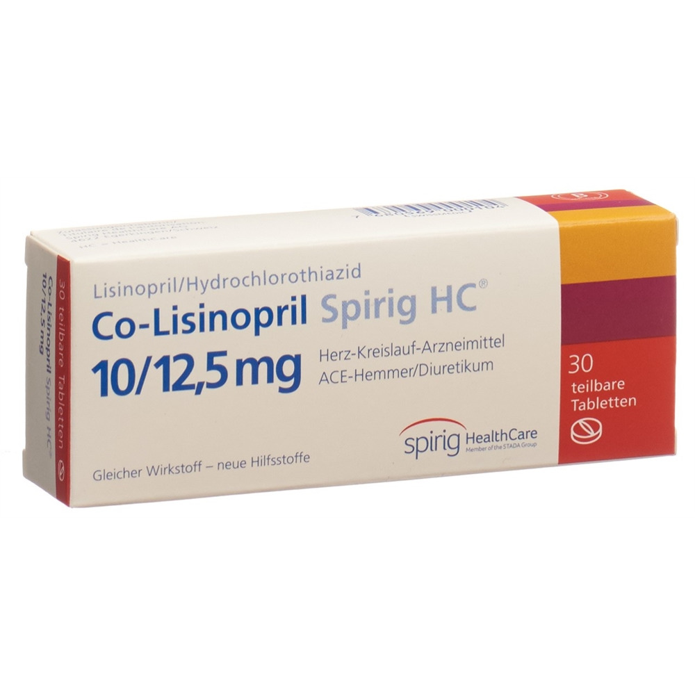 CO-LISINOPRIL Spirig HC cpr 10/12.5 mg 30 pce