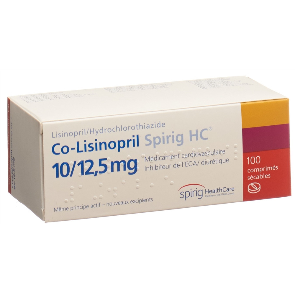 Co-Lisinopril Spirig HC 10/12,5mg, Tabletten