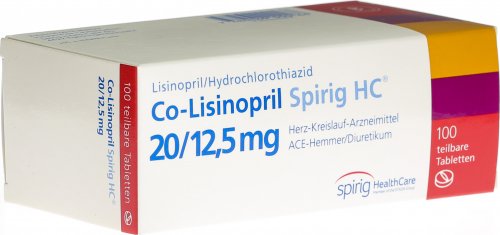 CO-LISINOPRIL Spirig HC cpr 20/12.5 mg 100 pce