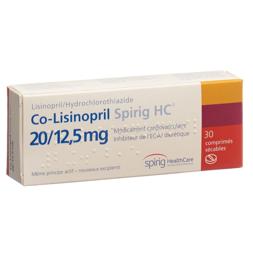 CO-LISINOPRIL Spirig HC cpr 20/12.5 mg 100 pce