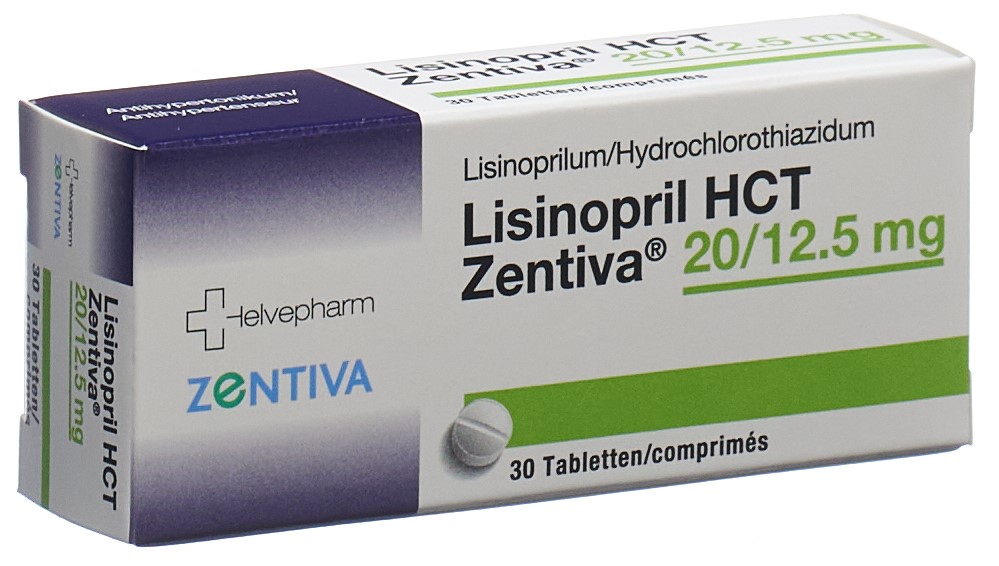 LISINOPRIL HCT Zentiva cpr 20/12.5 mg 30 pce