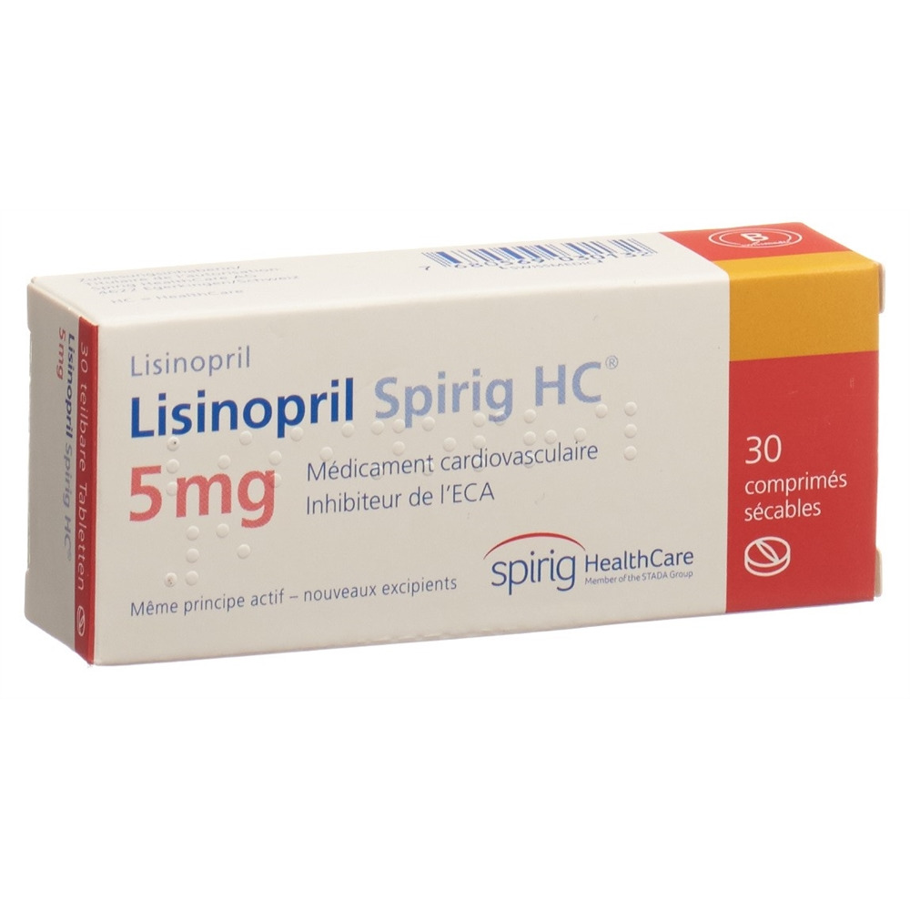 LISINOPRIL Spirig HC cpr 5 mg 30 pce