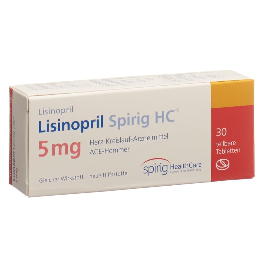 Lisinopril Spirig HC 5 mg, Tabletten